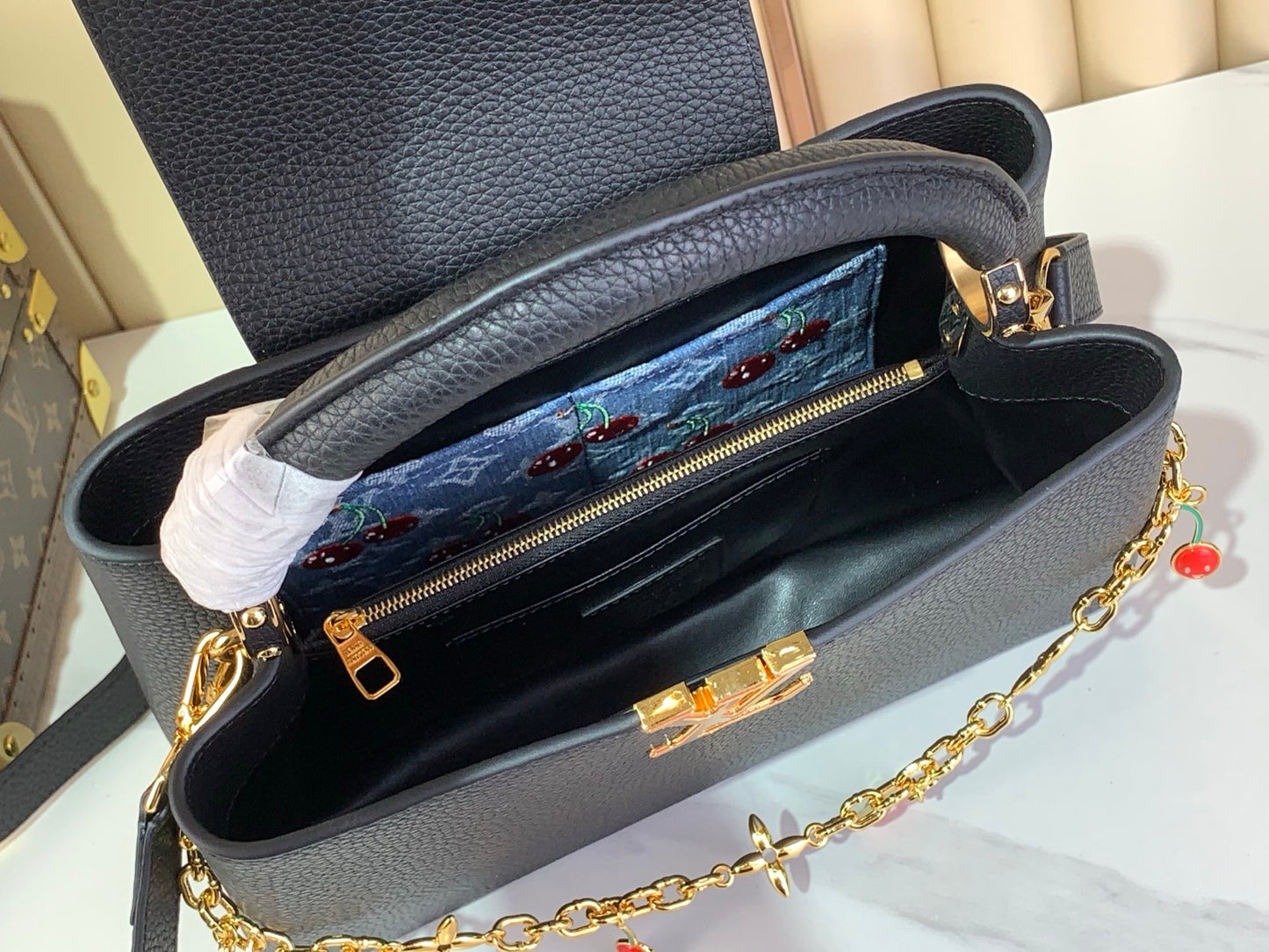 Louis Vuitton x Takashi Murakami Capucines MM