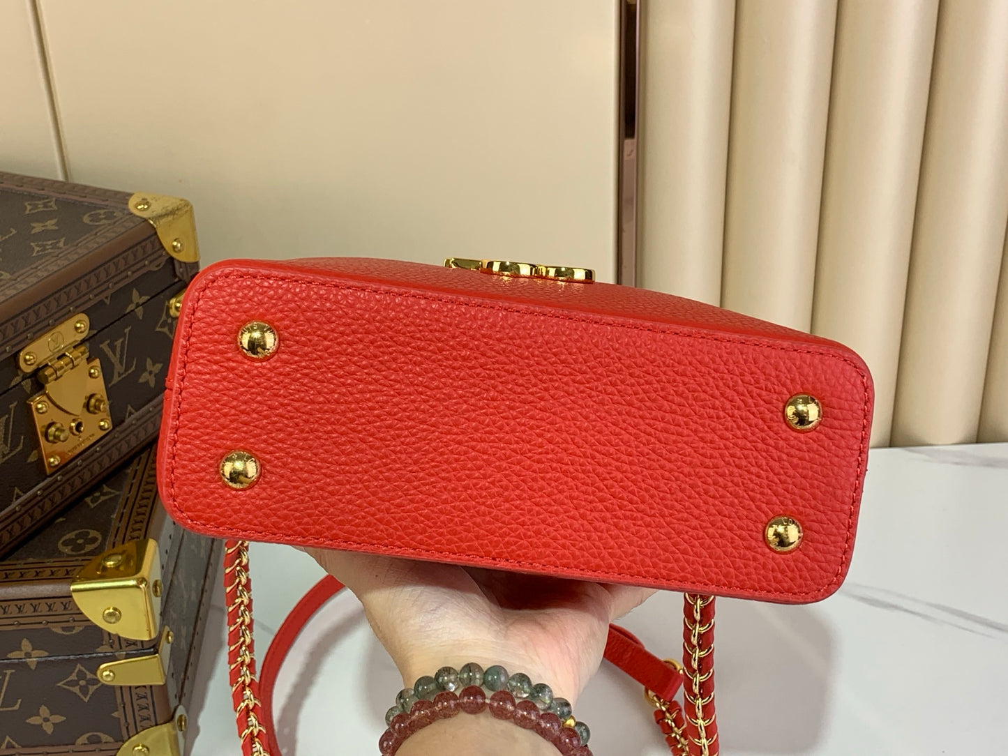 Louis Vuitton x Takashi Murakami Capucines BB