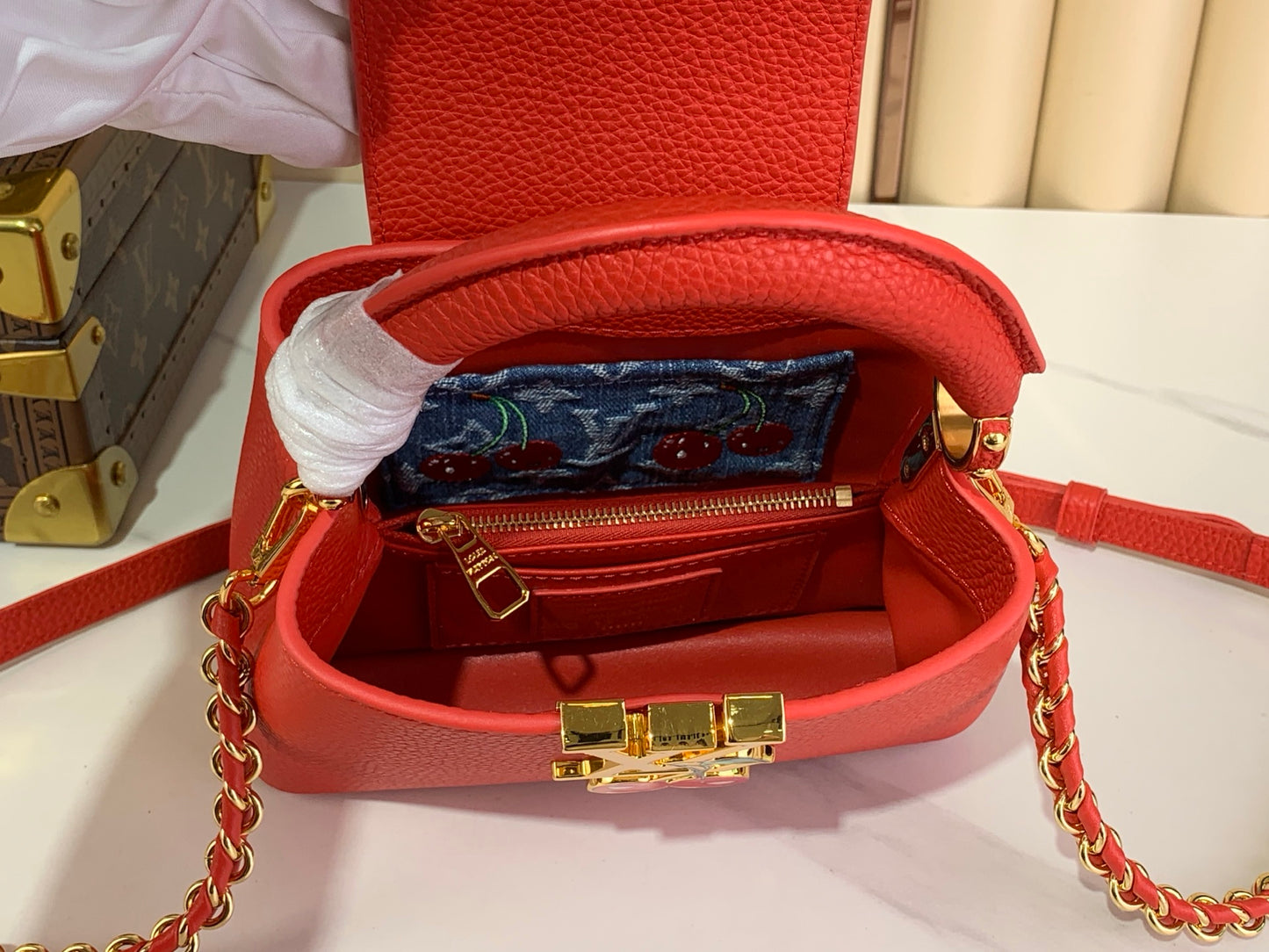 Louis Vuitton x Takashi Murakami Capucines BB