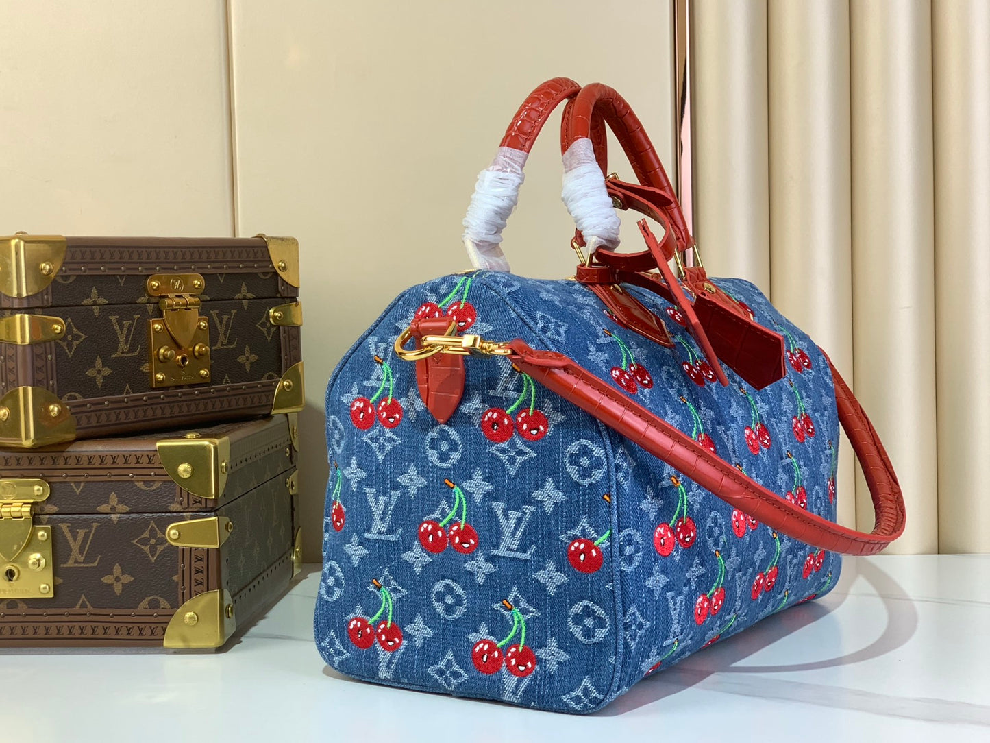 Louis Vuitton x Takashi Murakami Cherry Speedy